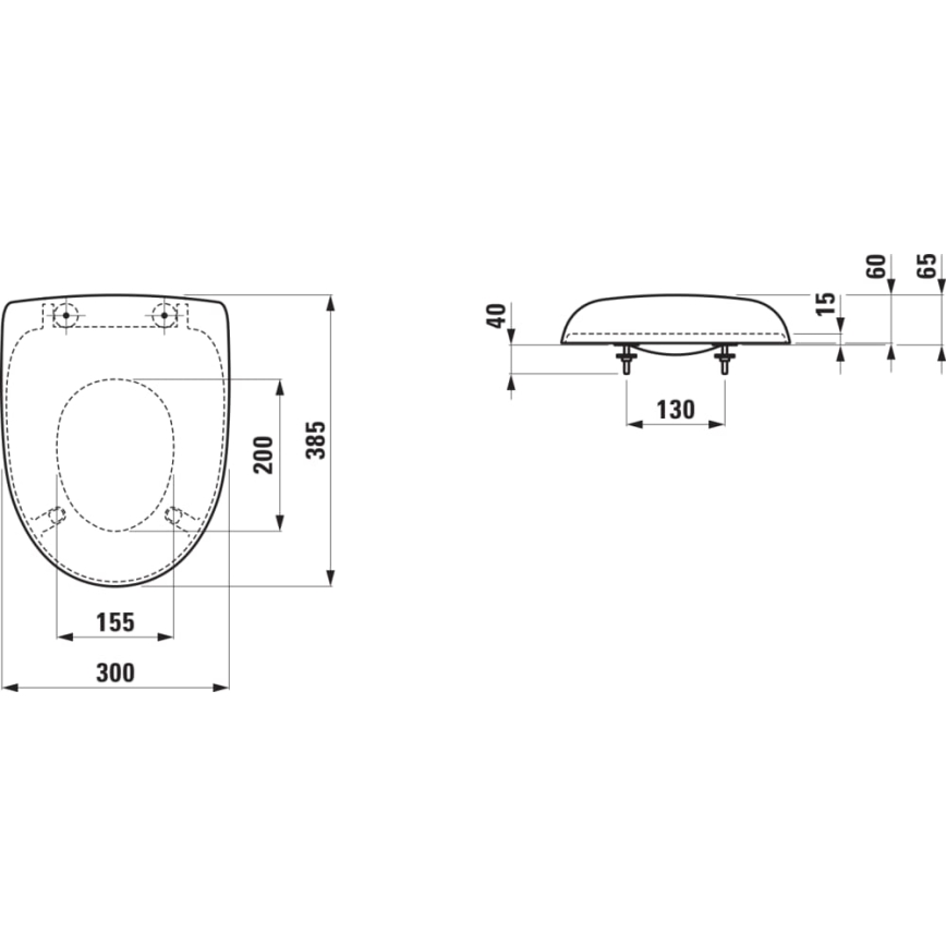 LAUFEN H8910303000001 - Vaikiška tualeto sėdynė FLORAKIDS duroplastas/balta