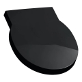 LAUFEN H8942820200001 - Dangtis pisuarui SoftClose VAL, pagamintas iš duroplasto, blizgi juoda
