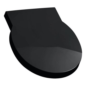 LAUFEN H8942820200001 - Dangtis pisuarui SoftClose VAL, pagamintas iš duroplasto, blizgi juoda