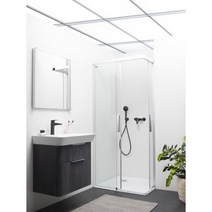 LAUFEN HF500702428000 - Maišytuvas praustuvui LAURIN 16,2 cm matinė titano juoda