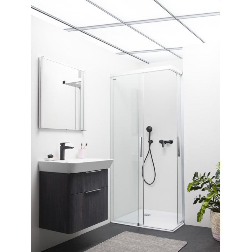 LAUFEN HF500702428000 - Maišytuvas praustuvui LAURIN 16,2 cm matinė titano juoda