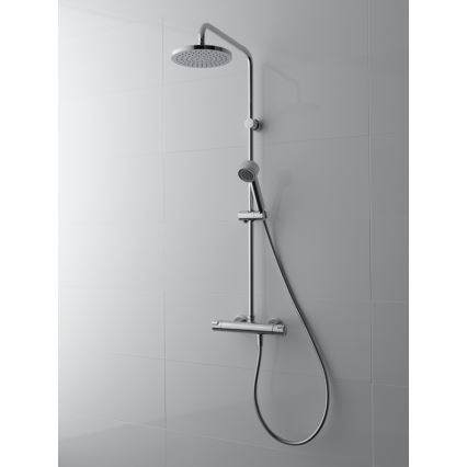 LAUFEN HF500957100600 - Dušo komplektas su termostatiniu maišytuvu CITYPRO blizgus chromas