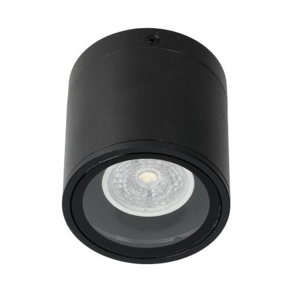 Lauko akcentinis šviestuvas 1xGU10/35W/230V IP54 apvalus juoda
