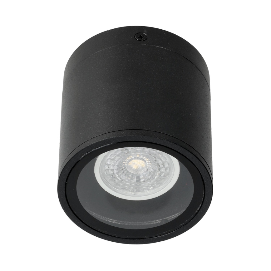 Lauko akcentinis šviestuvas 1xGU10/35W/230V IP54 apvalus juoda