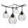 Lauko dekoratyvinė girlianda CRETE 10xE27/230V 15m IP44
