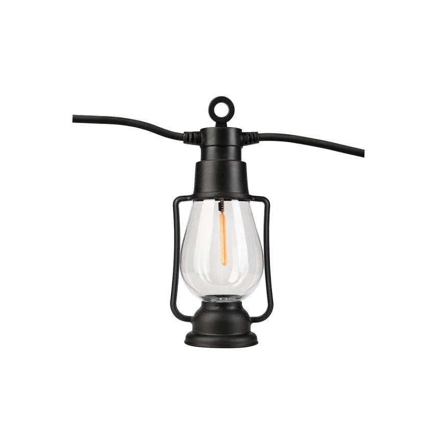 Lauko dekoratyvinė girlianda GIRLANDA 10 LED 10 m IP44 šiltai balta