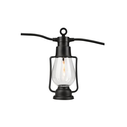 Lauko dekoratyvinė girlianda GIRLANDA 20xLED 20m IP44 šiltai balta