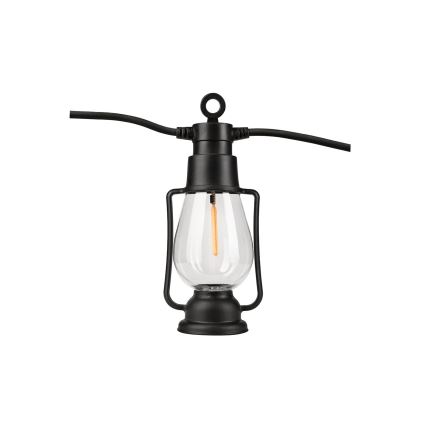 Lauko dekoratyvinė girlianda GIRLANDA 20xLED 20m IP44 šiltai balta