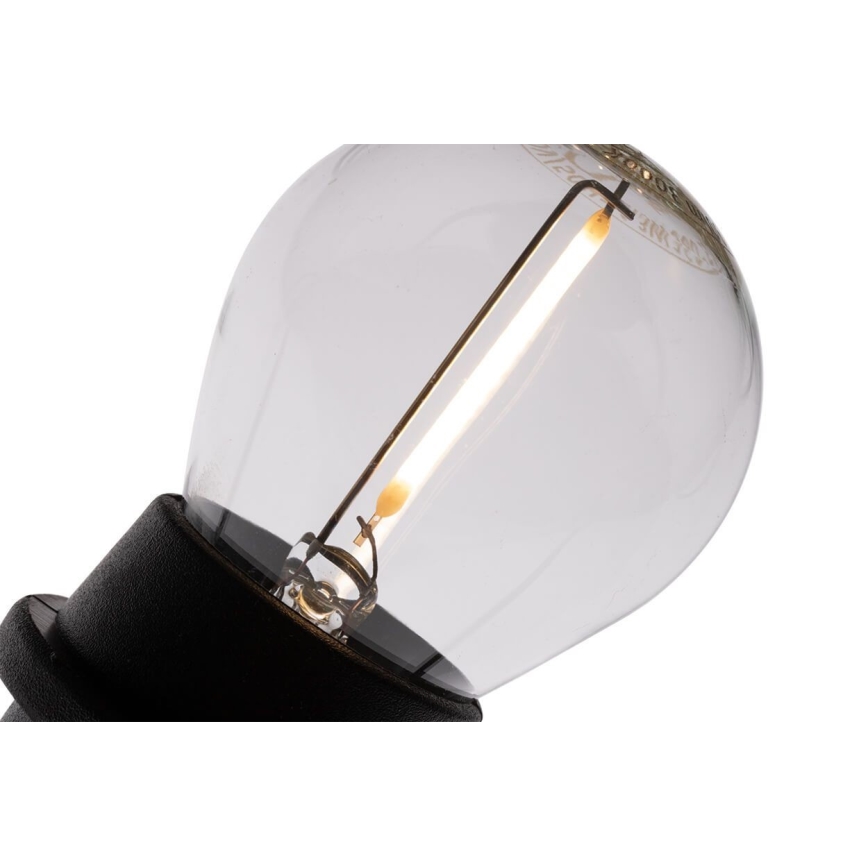 Lauko dekoratyvinė girlianda MIMOSA 20xE27/1,3W/230V IP44 20m