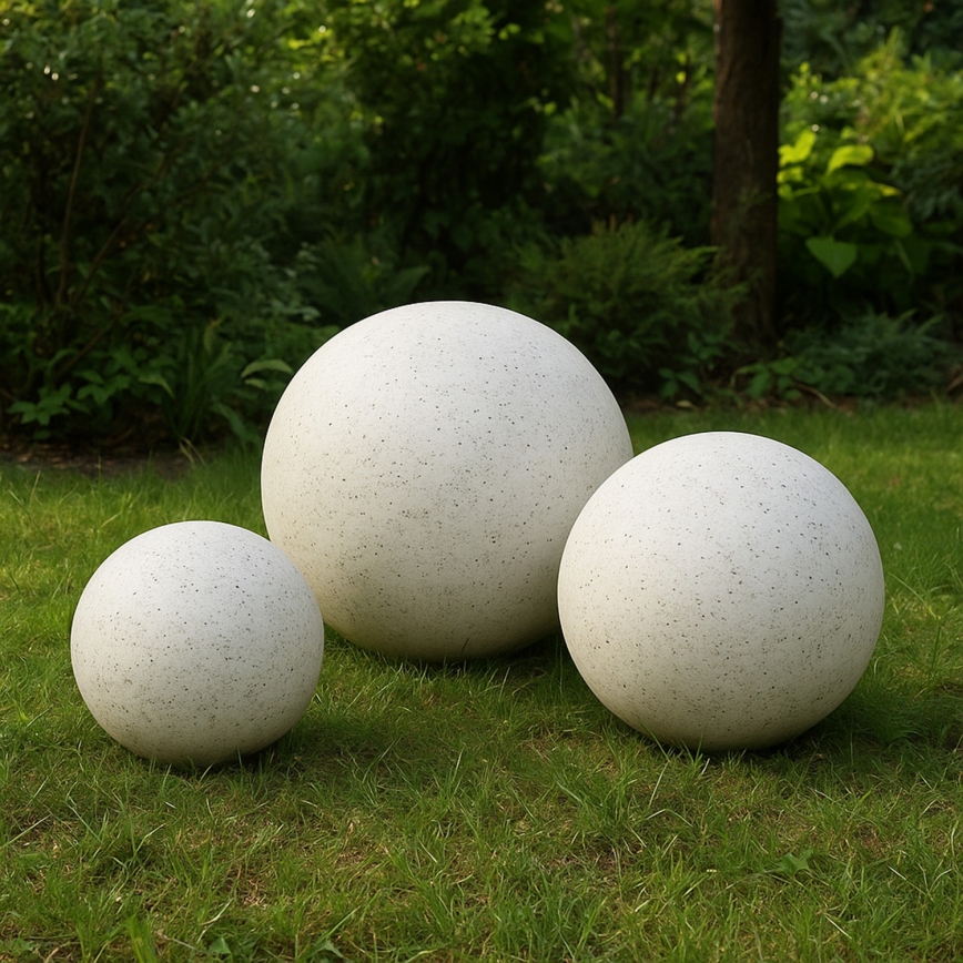 Lauko dekoratyvinis šviestuvas LUMISTONE 1xE27/15W/230V IP65 skersmuo 25 cm