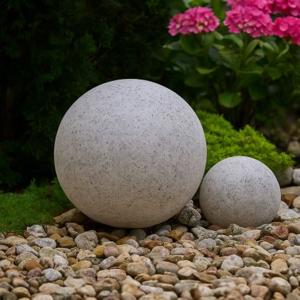 Lauko dekoratyvinis šviestuvas LUMISTONE 1xE27/15W/230V IP65 skersmuo 25 cm