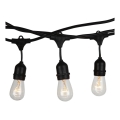 Lauko girlianda STRING, 15 m — 15 × E27 lizdų, maks. 25 W, 230 V, IP54