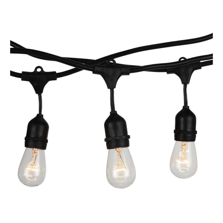 Lauko girlianda STRING 15m 15xE27/25W/230V IP54