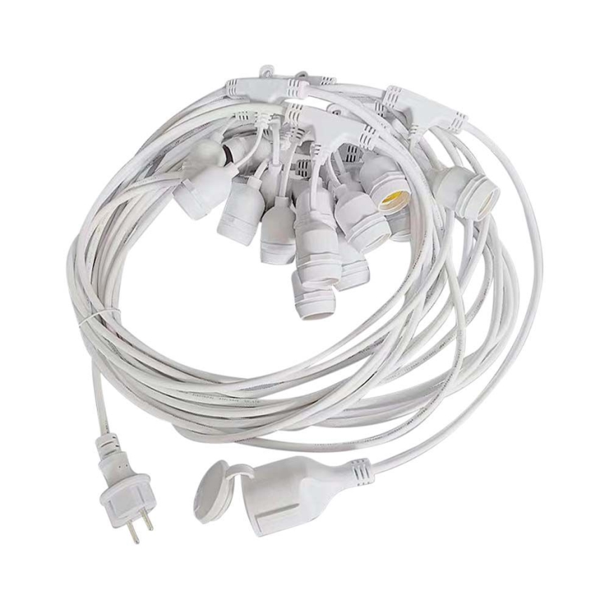Lauko grandinė STRING 15xE27/40W/230V 15m IP65