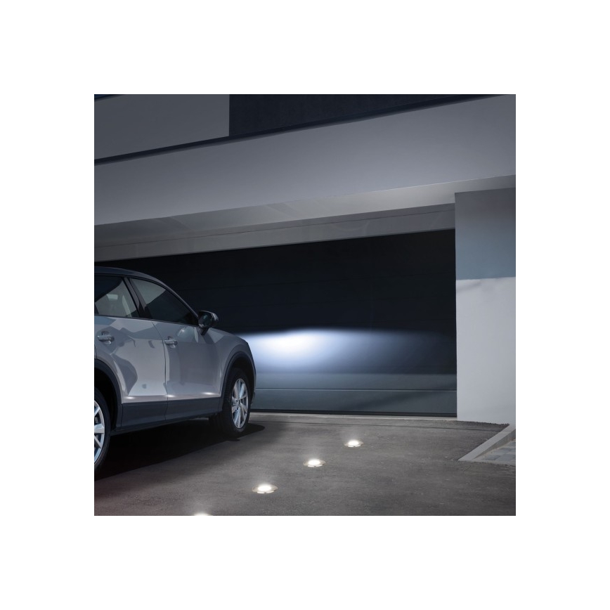 Lauko įvažiavimo šviestuvas LUKKA CONNECT 1xGU10/4W/230V IP67 matinis chromas apvalus