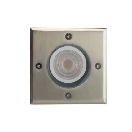 Lauko įvažiavimo šviestuvas LUKKA CONNECT 1xGU10/4W/230V IP67 matinis chromas kampinis