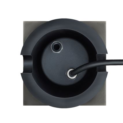 Lauko įvažiavimo šviestuvas LUKKA CONNECT 1xGU10/4W/230V IP67 matinis chromas kampinis