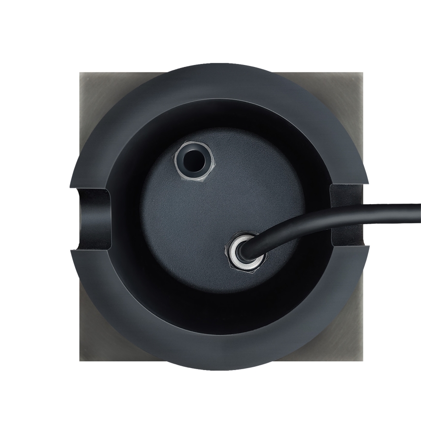 Lauko įvažiavimo šviestuvas LUKKA CONNECT 1xGU10/4W/230V IP67 matinis chromas kampinis