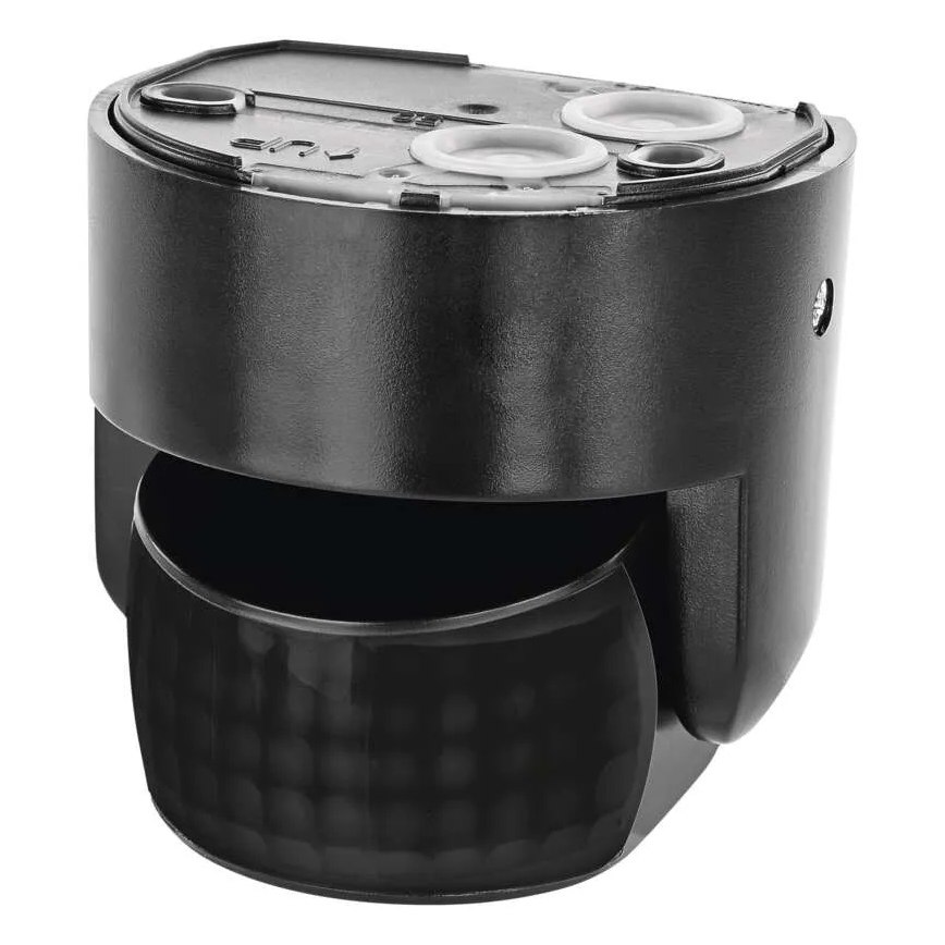 Lauko judesio ir sutemų jutiklis PIR 1200W/230V IP65 juodas