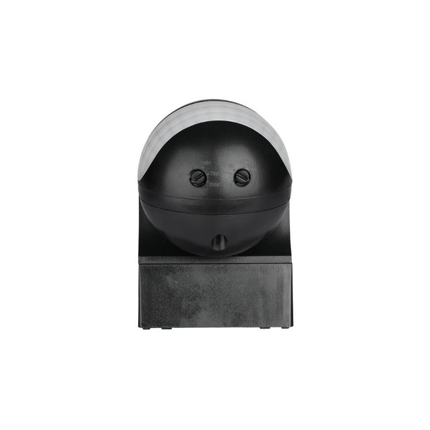 Lauko judesio jutiklis 230V IP44 juodas
