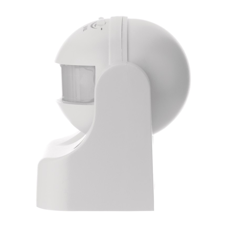Lauko judesio jutiklis PIR B 180 ° 1200W / 230V IP44 baltas