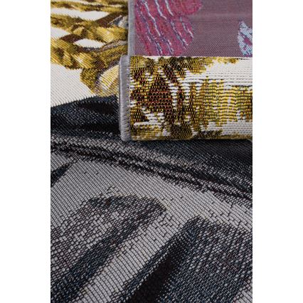 Lauko kilimas CAPPUCCINO 120x180 cm auksinis/pilkas/baltas