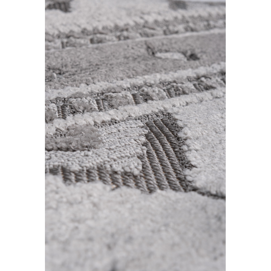 Lauko kilimas CHIARA 120 cm pilkas