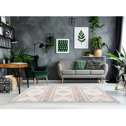 Lauko kilimas CHIARA 160x230 cm smėlio spalvos