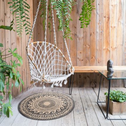 Lauko kilimas DELMAR 80 cm ruda/smėlinė