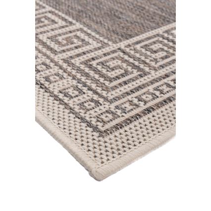 Lauko kilimas EXPRESS NEW OUTDOOR 80x150 cm pilka/smėlinė