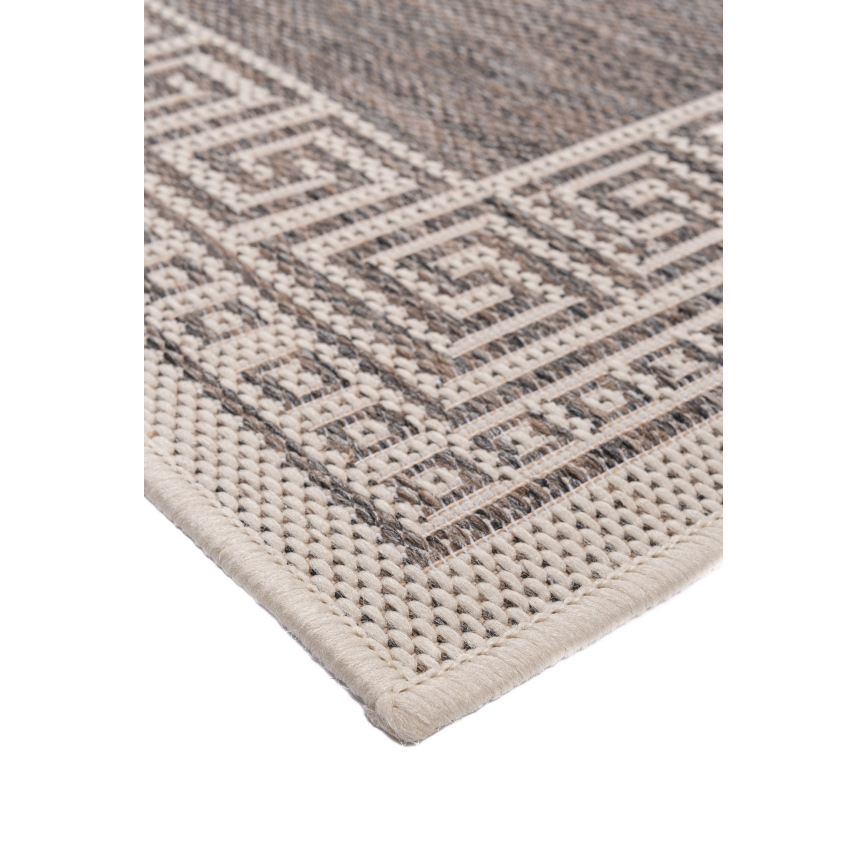 Lauko kilimas EXPRESS NEW OUTDOOR 80x150 cm pilka/smėlinė