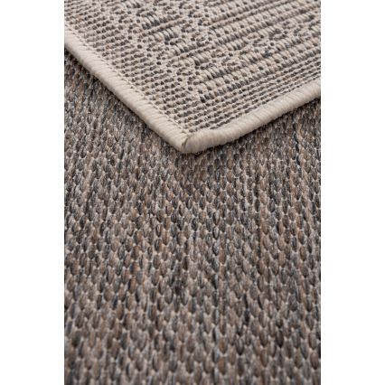Lauko kilimas EXPRESS NEW OUTDOOR 80x150 cm pilka/smėlinė