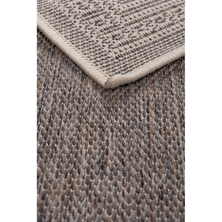 Lauko kilimas EXPRESS NEW OUTDOOR 80x150 cm pilka/smėlinė