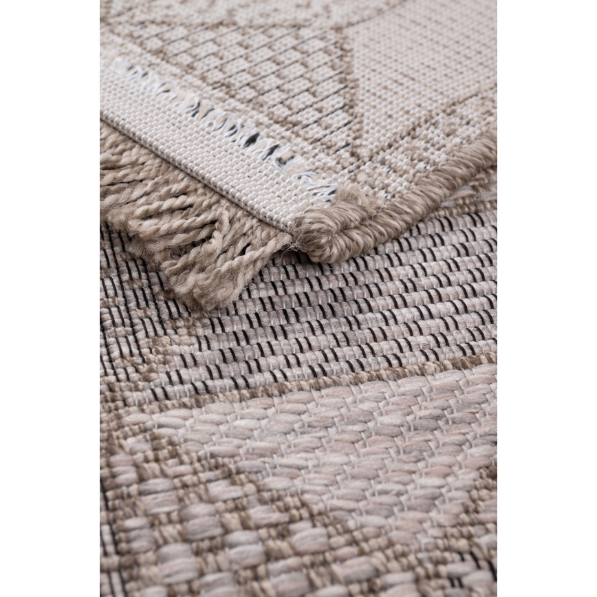 Lauko kilimas ORIA 120x170 cm pilka/smėlinė