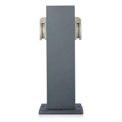 Lauko kištukinių lizdų stulpas SCHUKO 2Z 230V IP44