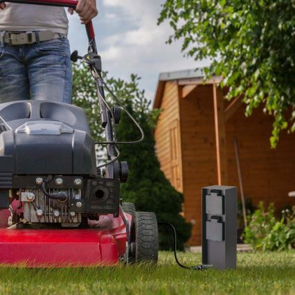 Lauko kištukinių lizdų stulpas 2Z 230V IP44