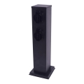 Lauko kištukinių lizdų stulpas 2Z SCHUKO 230V IP44 40 cm juoda