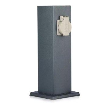 Lauko kištukinių lizdų stulpas SCHUKO 2Z 230V IP44