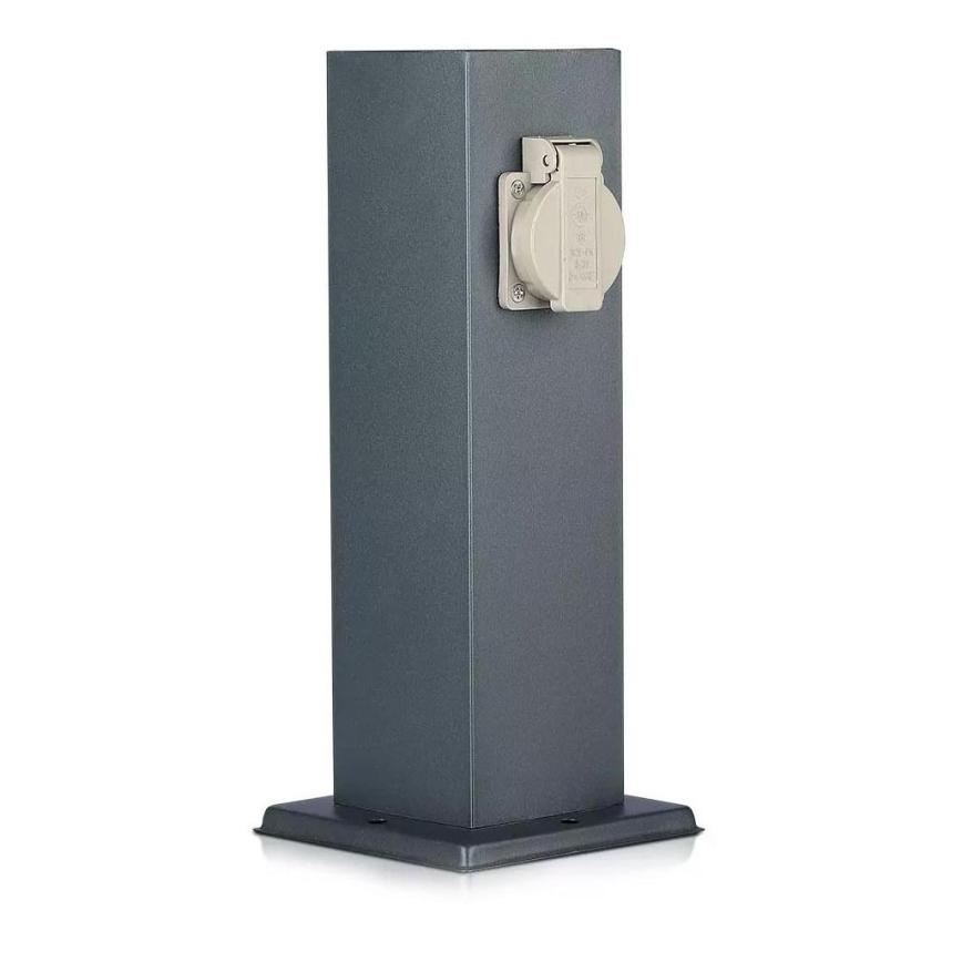 Lauko kištukinių lizdų stulpas SCHUKO 2Z 230V IP44