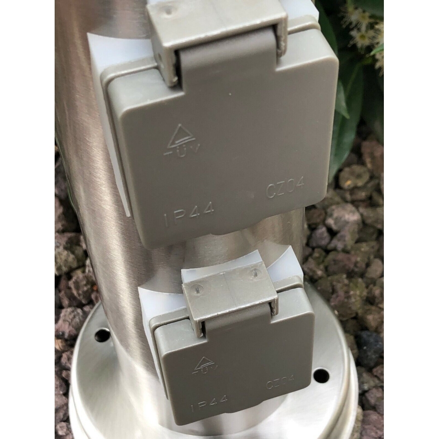 Lauko kištukinių lizdų stulpas SYDNEY 4Z SCHUKO 230V IP44