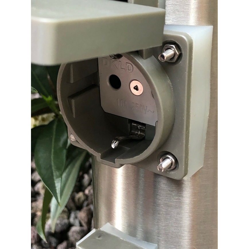 Lauko kištukinių lizdų stulpas SYDNEY 4Z SCHUKO 230V IP44