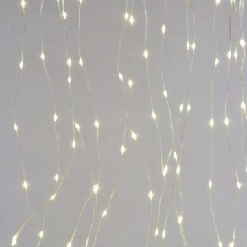 Lauko LED girlianda, 240 LED, 8 funkcijų, 6,7 m, IP44, šiltai balta