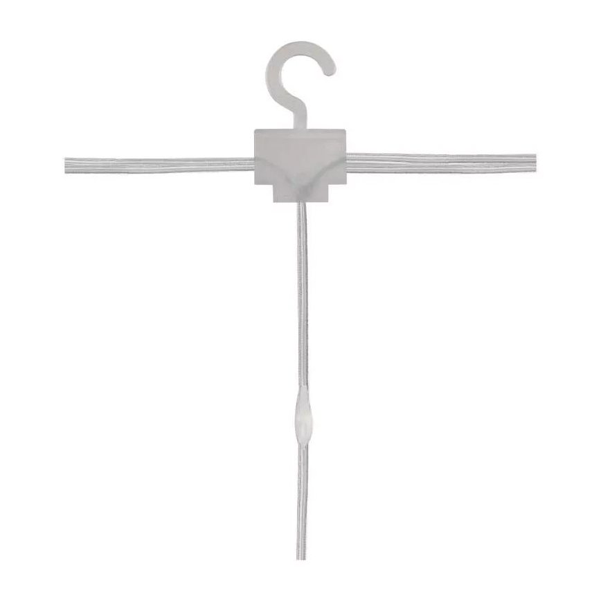 Lauko LED girlianda, 240 LED, 8 funkcijų, 6,7 m, IP44, šiltai balta