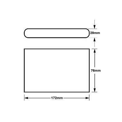 Lauko LED sieninis šviestuvas FLOW LED/6W/230V IP54 juodas