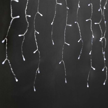 Lauko LED užuolaida 180xLED/7 funkcijų 10,9 m IP44 šaltai balta