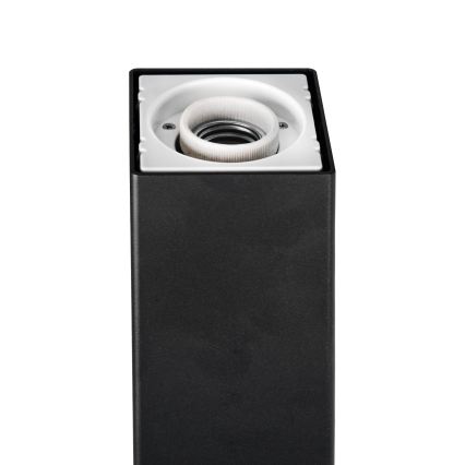 Lauko lempa 1xE27/40W/230V IP44 50 cm juoda/dūminė