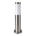 Lauko lempa 1xE27/60W/230V IP44 45cm matinis chromas