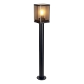 Lauko lempa 1xE27/60W/230V IP44 juoda/dūminė ruda