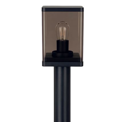 Lauko lempa 1xE27/60W/230V IP44 juoda/dūminė ruda