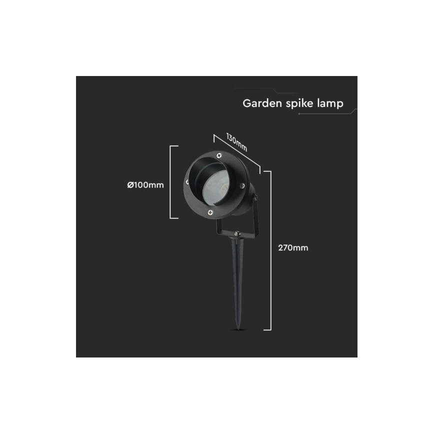 Lauko lempa 1xGU10/35W/230V IP65